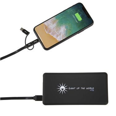 Logotrade reklaamkingid pilt: SCX.design P30 8000 mAh valgustusega päikesepatareiga akupank
