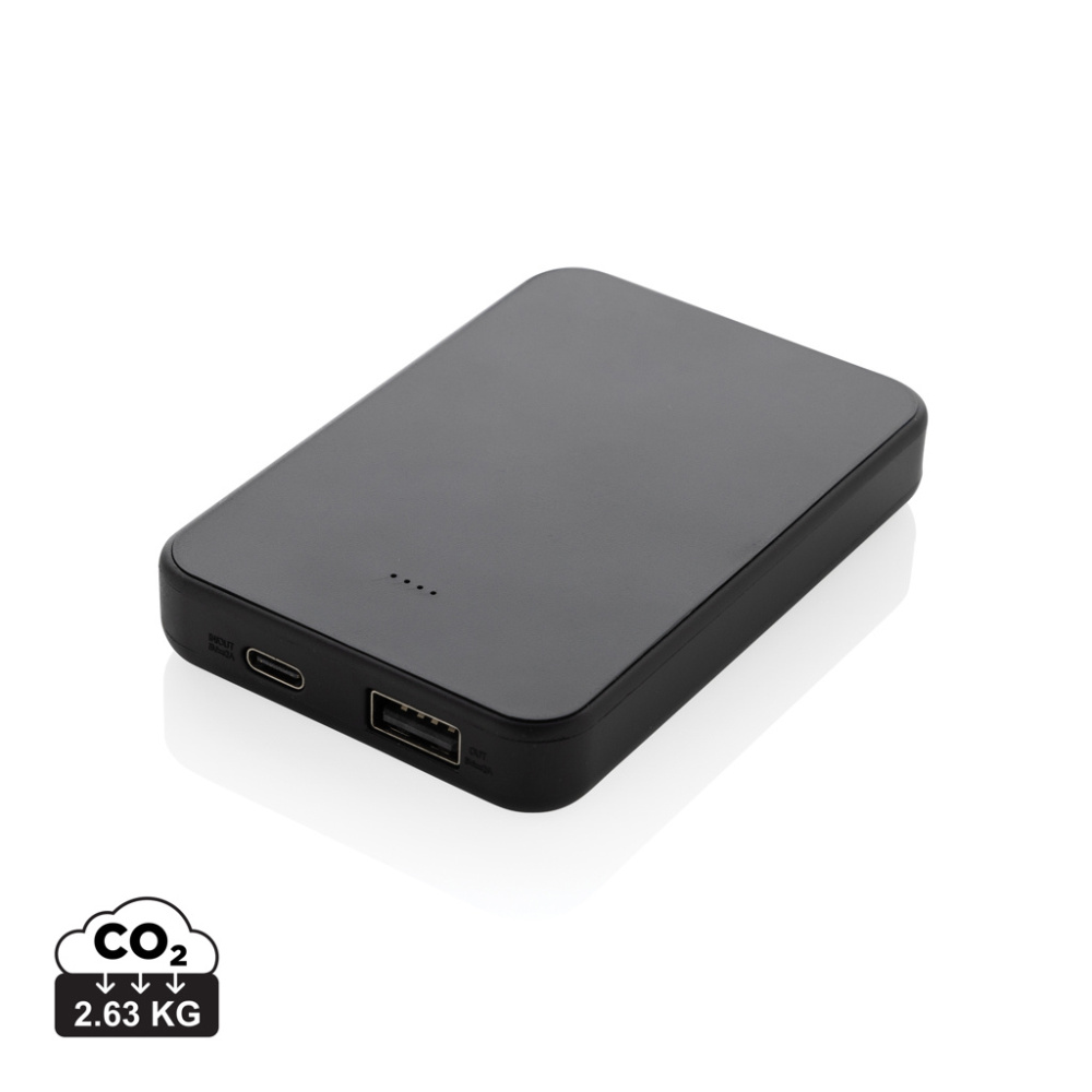 Logotrade reklaamkingitused pilt: Boostcore RCS taaskasutatud plastist akupank 5000 mAh USB C-ga
