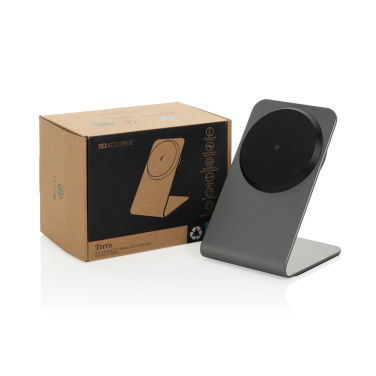 Logotrade reklaamkingid pilt: Terra alumiiniumist 15W magnetiline juhtmevaba laadimise telefonialus