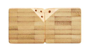 Logo trade firmakingi pilt: Bambusest soola- ja piprakomplekt BOTH