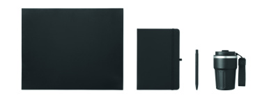 Logotrade meene foto: ENGAGE 3-osaline kinkekomplekt karbis