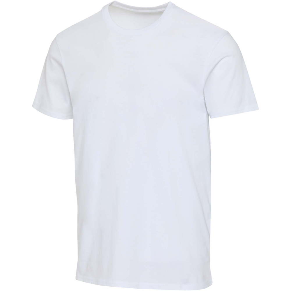 Logo trade ärikingi pilt: Azuriidist lühikeste varrukatega unisex orgaaniline T-särk