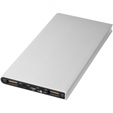Logotrade liikelahjat kuva: 8 000 mAh:n alumiininen Plate -varavirtalähde
