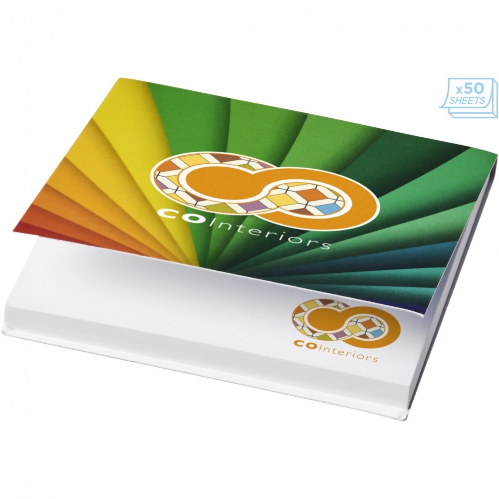 Logotrade mainoslahja ja liikelahja kuva: Pehmeäkantiset Sticky-Mate®-muistilaput 75x75mm