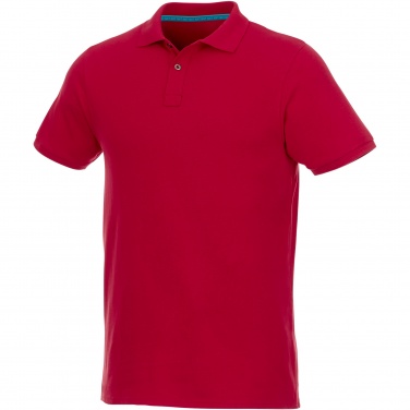 Logo trade mainoslahja ja liikelahja tuotekuva: Beryl short sleeve men's organic recycled polo
