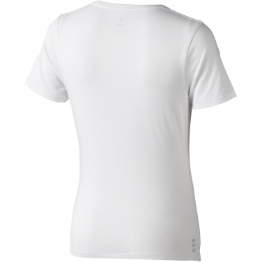 Logo trade liikelahja mainoslahja tuotekuva: Kawartha short sleeve women's organic V-neck t-shirt
