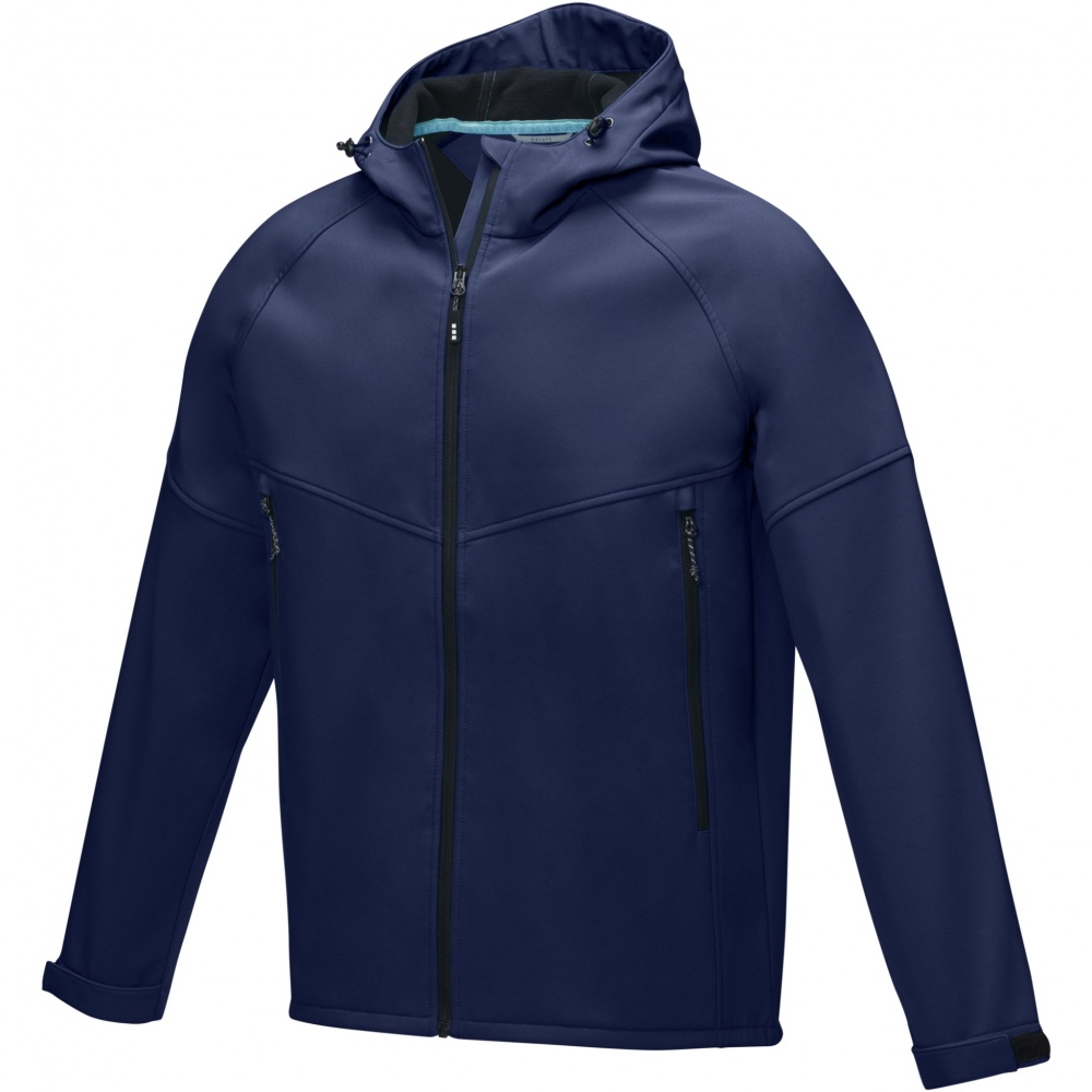 Logotrade liikelahjat mainoslahjat tuotekuva: Coltan-softshell-takki miehille, GRS-kierrätetty