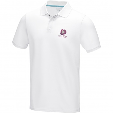 Logotrade mainostuote tuotekuva: Graphite short sleeve men’s organic polo