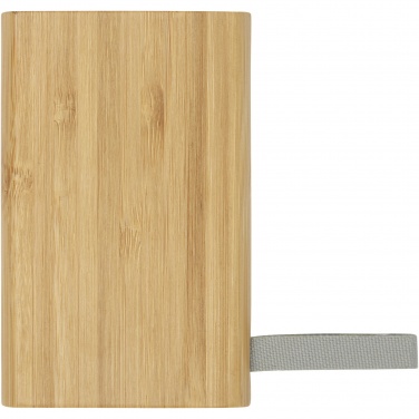 Logo trade mainoslahja ja liikelahja tuotekuva: Tulda-varavirtalähde, 5 000 mAh, bambua