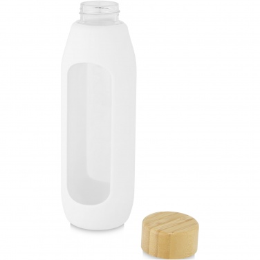 Logotrade mainostuote tuotekuva: Tidan 600 ml:n borosilikaattilasipullo silikonisuojalla