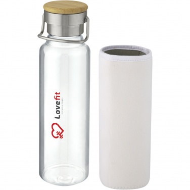 Logotrade mainostuotet kuva: Thor 660 ml:n lasipullo neopreenisuojuksella