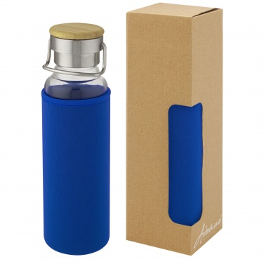 Logotrade liikelahja tuotekuva: Thor 660 ml:n lasipullo neopreenisuojuksella