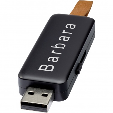 Logo trade mainoslahja ja liikelahja tuotekuva: Gleam 8 Gt:n USB-muisti valotehosteella