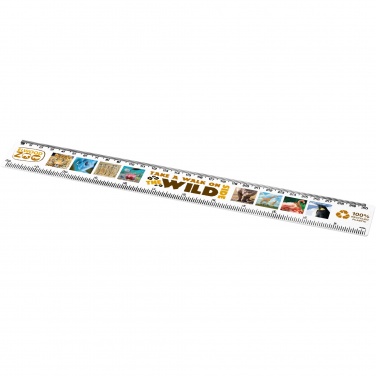 Logo trade mainoslahjat tuotekuva: Refari 30 cm:n viivain kierrätetystä muovista