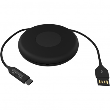 Logo trade mainoslahjat tuotekuva: SCX.design C18 3-in-1 kaapeli, valaistuva, helposti kuljetettava