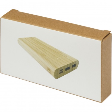 Logotrade liikelahjat kuva: Tulda-varavirtalähde, 10,000 mAh, bambua