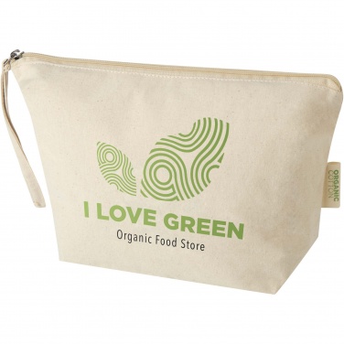 Logo trade liikelahja kuva: Orissa 180 g/m² organic large accessory pouch 3L