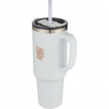 Logotrade mainostuote tuotekuva: Sydney 1200 ml:n kuparivakuumieristetty muki pillillä