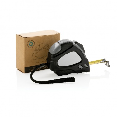 Logo trade liikelahja kuva: RCS Auto stop mittanauha 5m/19mm kierrätetystä muovista