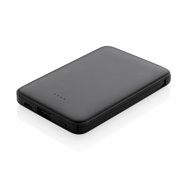 Logotrade mainoslahja tuotekuva: Pieni 5 000 mAh:n johdollinen varavirtalähde