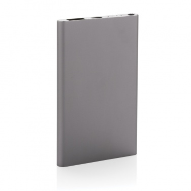 Logo trade mainoslahjat ja liikelahjat kuva: 4000mAh virtapankki USB-C:llä RCS muovista/alumiinista