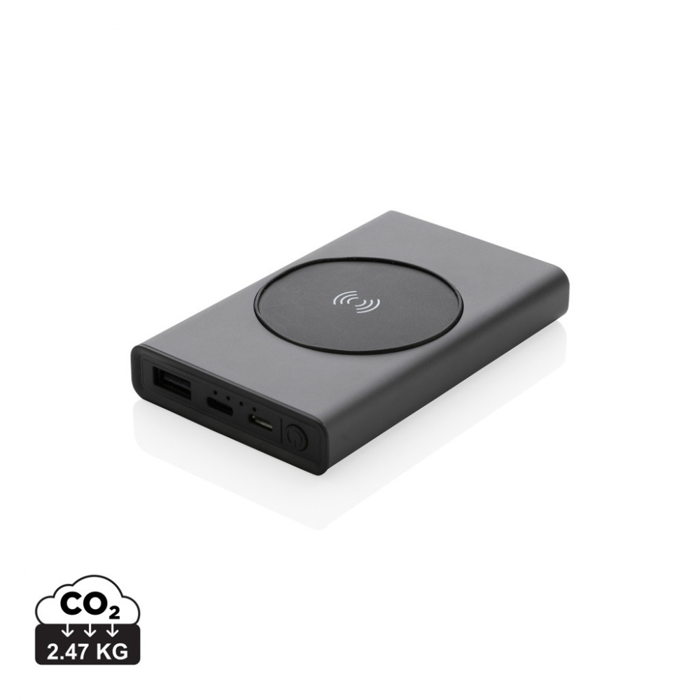 Logotrade mainostuote tuotekuva: Terra RCS alumiininen 5000 mAh 5w langaton varavirtalähde