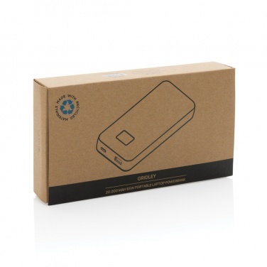 Logotrade liikelahjat kuva: Gridley 20000mAh 65W tietokonevirtapankki RCS muovista