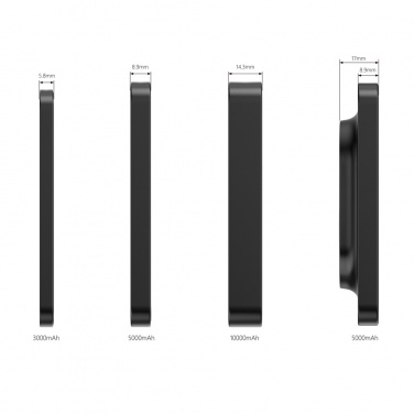 Logo trade mainostuotet tuotekuva: ComptonRCS kierrätetty muovi/alumiini10000mAh varavirtalähde