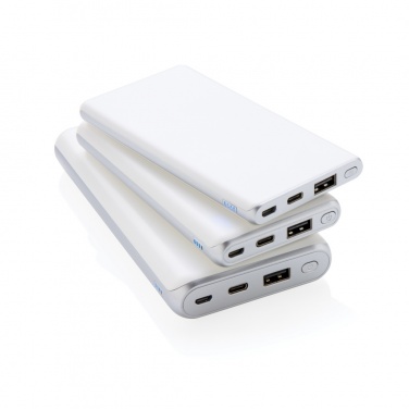 Logo trade liikelahjat mainoslahjat kuva: Huippunopea 10 000 mAh:n varavirtalähde, PD