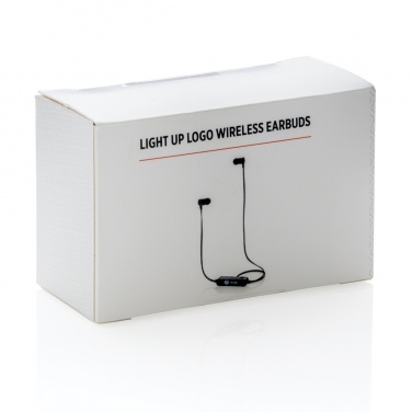 Logotrade mainoslahja ja liikelahja kuva: Light up logo langattomat nappikuulokkeet