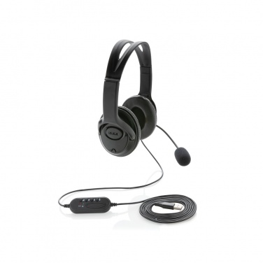 Logotrade liikelahjat mainoslahjat tuotekuva: Työheadset johdolla