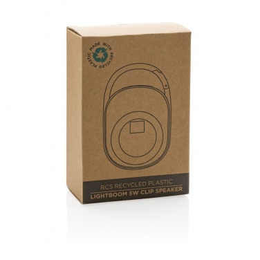 Logo trade liikelahjat mainoslahjat kuva: RCS Lightboom 5W clip-kaiutin kierrätetystä muovista