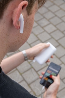 Logo trade mainoslahjat tuotekuva: Liberty TWS nappikuulokkeet 5.000 mAh varavirtalähteellä