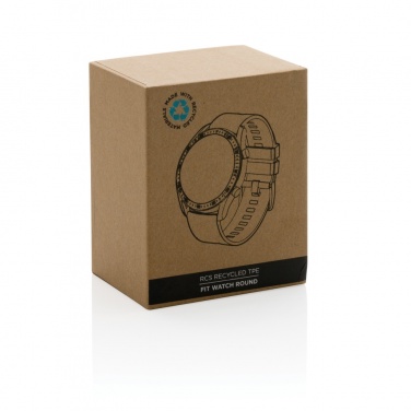 Logo trade mainoslahjat tuotekuva: RCS Fit Watch kierrätetystä TPU:stä pyöreä