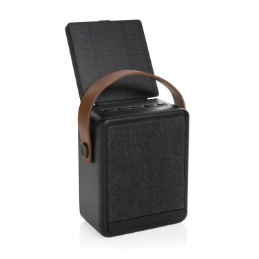 Logo trade liikelahja kuva: Skywave aurinkovoimakaiutin 12W RCS kierrätetystä muovista