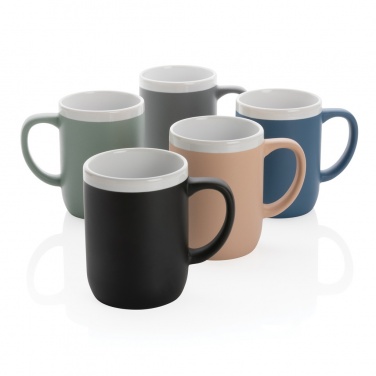 Logo trade liikelahjat tuotekuva: Keraaminen muki valkoisella reunuksella 300ml