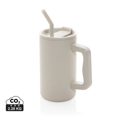 Logotrade mainoslahja ja liikelahja kuva: Cube RCS -sertifioitu muki kierrätetystä teräksestä 800ml