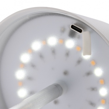 Logotrade mainoslahjat kuva: Pure Glow USB-ladattava pöytälamppu RCS muovista