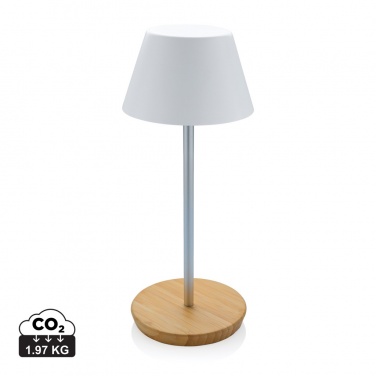 Logotrade mainoslahja tuotekuva: Pure Glow USB-ladattava pöytälamppu RCS muovista