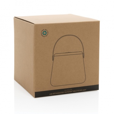 Logotrade liikelahja mainoslahja kuva: SoalrGlow USB-ladattava ulkovalo RCS muovista
