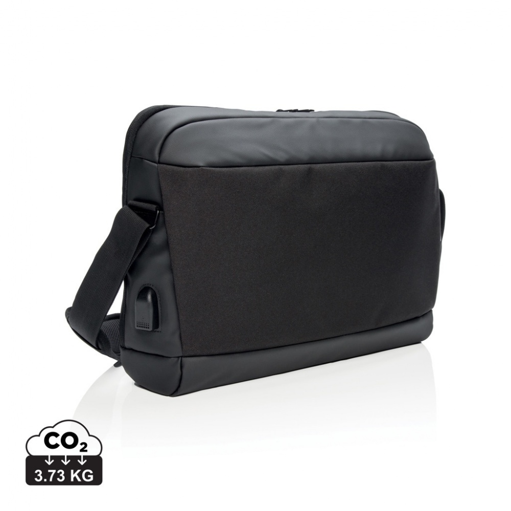 Logo trade mainostuote kuva: Madrid – 15,6" USB-laptoplaukku - RFID - PVC vapaa