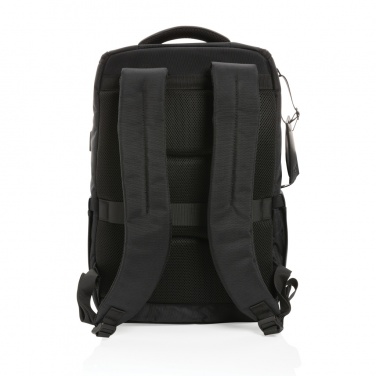 Logo trade liikelahja mainoslahja tuotekuva: Swiss Peak AWARE™ RPET Voyager 15.6" reppu kannettavalle