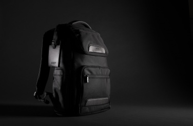 Logo trade mainoslahja ja liikelahja tuotekuva: Swiss Peak AWARE™ RPET Voyager 15.6" reppu kannettavalle