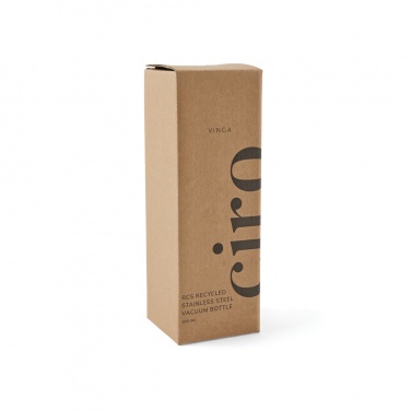 Logotrade mainostuote tuotekuva: VINGA Ciro RCS kierrätetty teräs tyhjiöpullo 300 ML