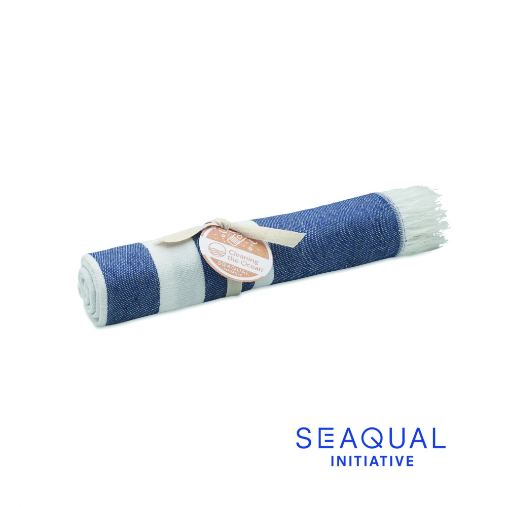 Logotrade liikelahja mainoslahja kuva: SEAQUAL® hamam-pyyhe 70x140cm