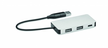 Logo trade mainostuotet tuotekuva: 3 portin USB-keskitin