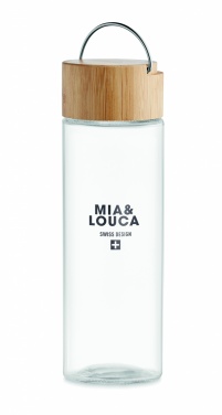 Logo trade mainoslahja kuva: Lasipullo