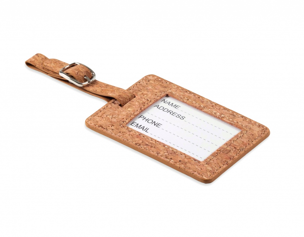 Logotrade mainostuotet kuva: Cork luggage tag