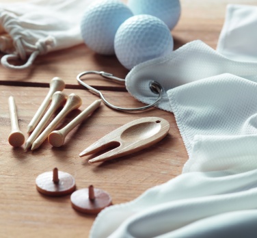 Logo trade liikelahjat tuotekuva: Bambu golfsetti