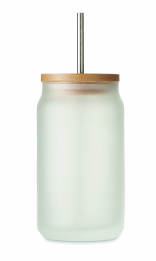 Logotrade mainoslahjat kuva: Lasipurkki 400 ml